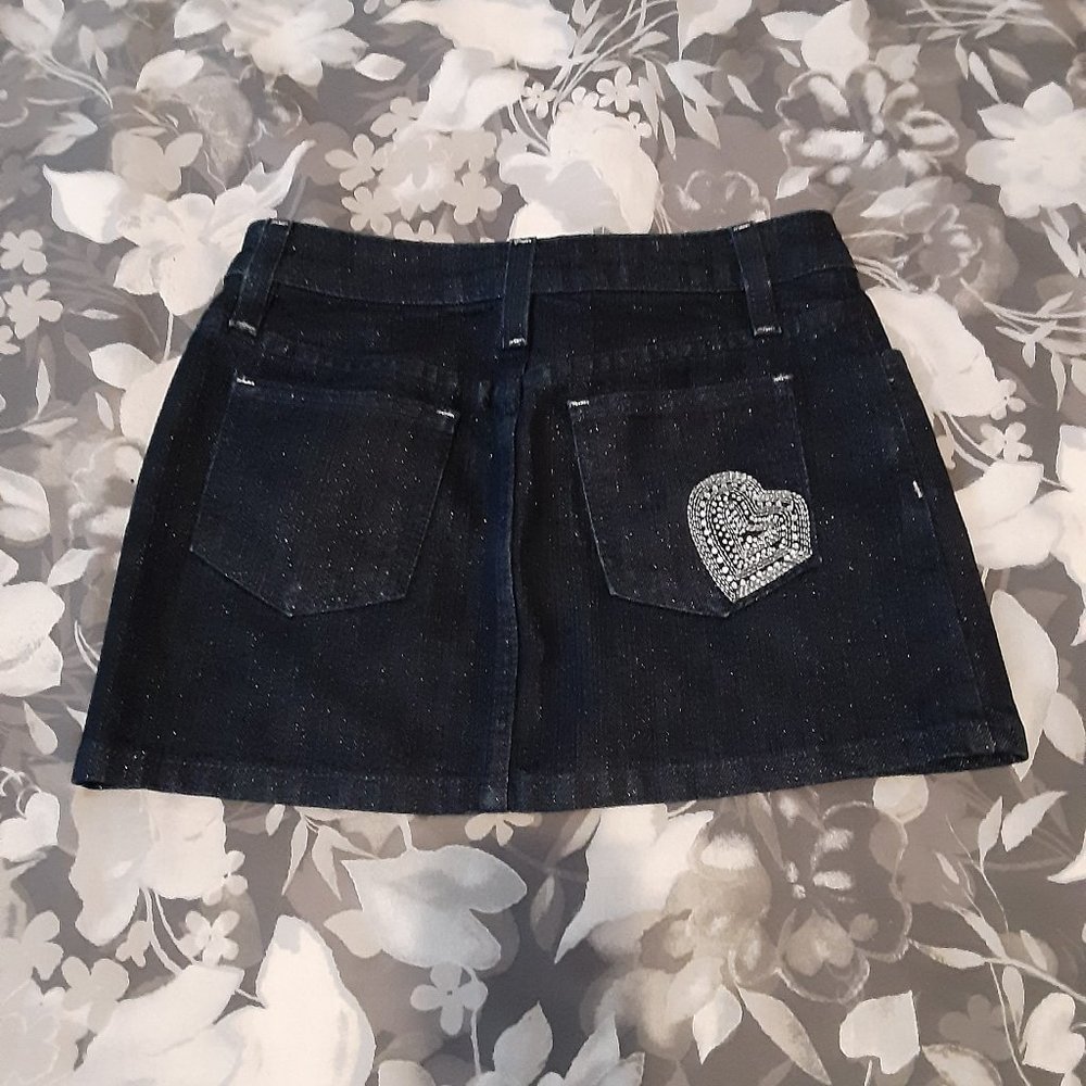 COPY - Juicy Couture sparkle denim mini skirt - girls sz 10